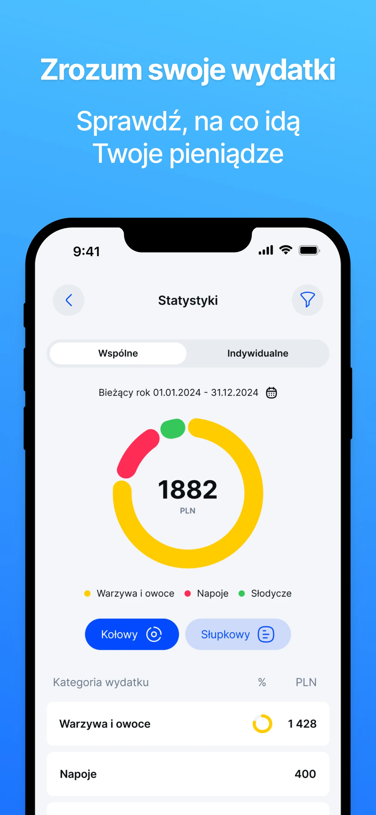 Wydatki i budżet - Jak Wydaję screenshot