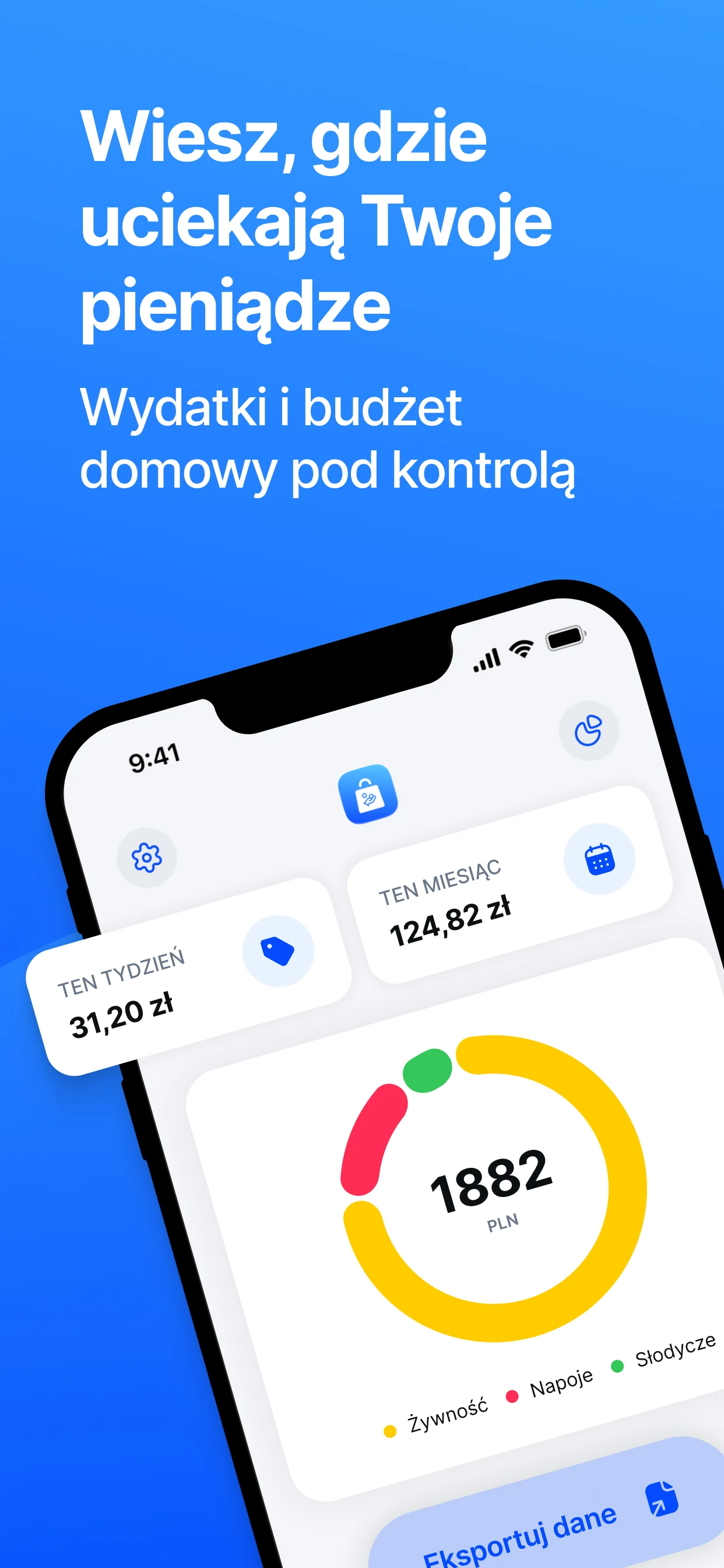 Wydatki i budżet - Jak Wydaję screenshot